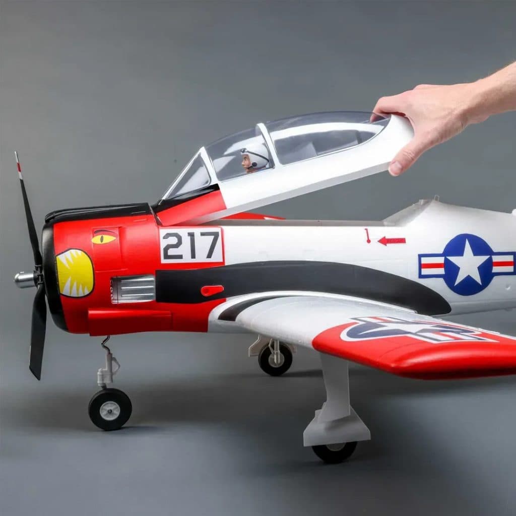 AVIÃO E-FLITE T-28 TROJAN 1.2M PNP con SMART EFL18375