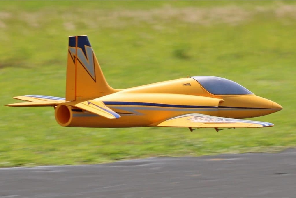AVIÃO FW VULCAN 70MM YELLOW PNP FJ21911P