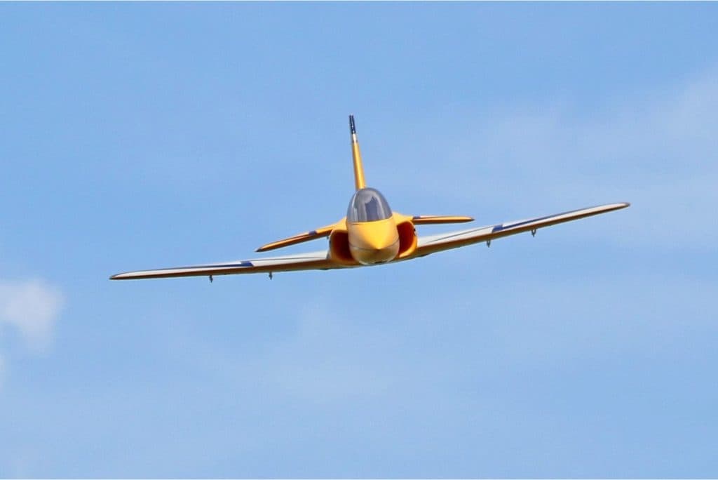 AVIÃO FW VULCAN 70MM YELLOW PNP FJ21911P