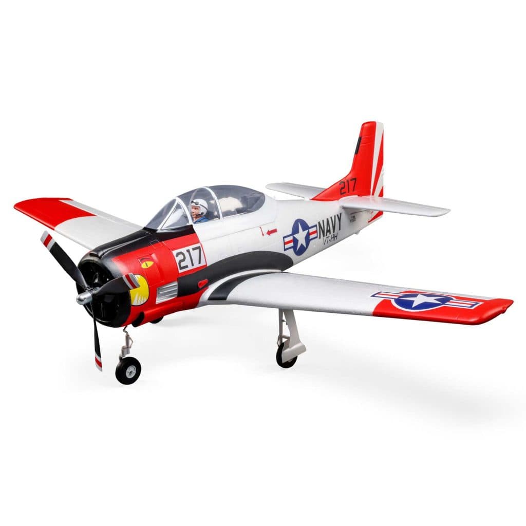 AVIÃO E-FLITE T-28 TROJAN 1.2M BNF BASIC con SMART EFL18350