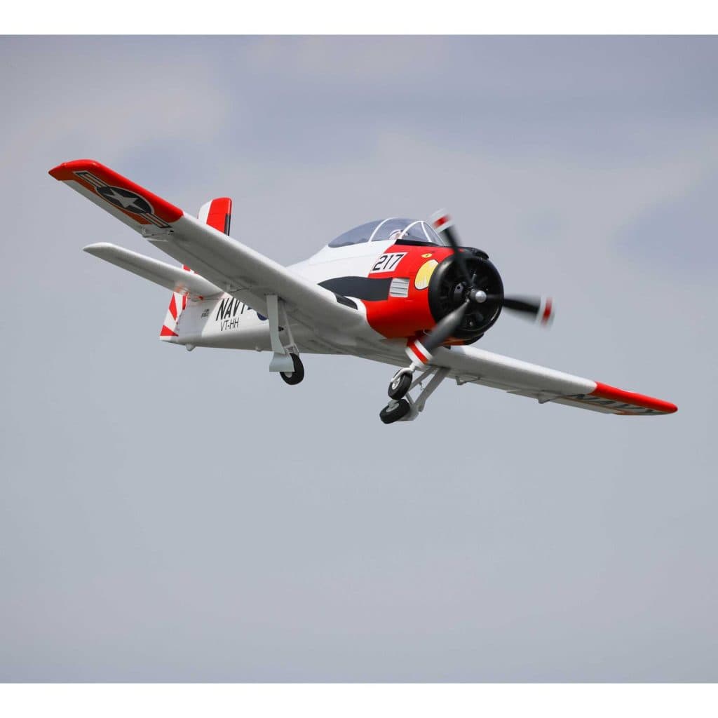 AVIÃO E-FLITE T-28 TROJAN 1.2M BNF BASIC con SMART EFL18350