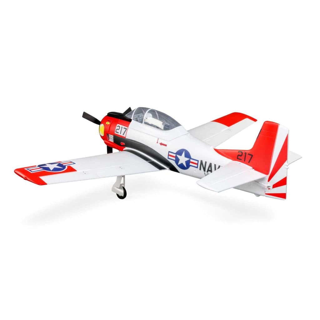 AVIÃO E-FLITE T-28 TROJAN 1.2M BNF BASIC con SMART EFL18350