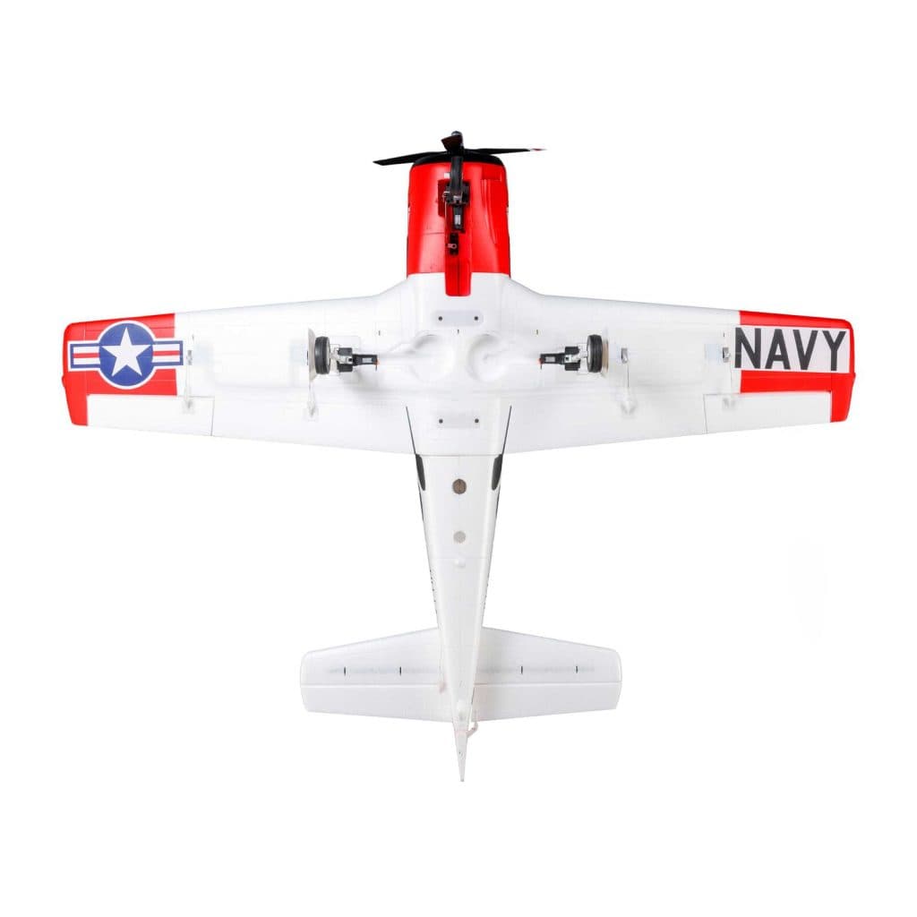 AVIÃO E-FLITE T-28 TROJAN 1.2M BNF BASIC con SMART EFL18350