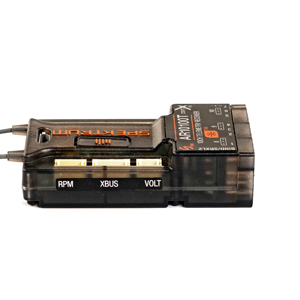 Receptor SPEKTRUM 10CH AR10100T DSMX TELEMETRY SPMAR10100T