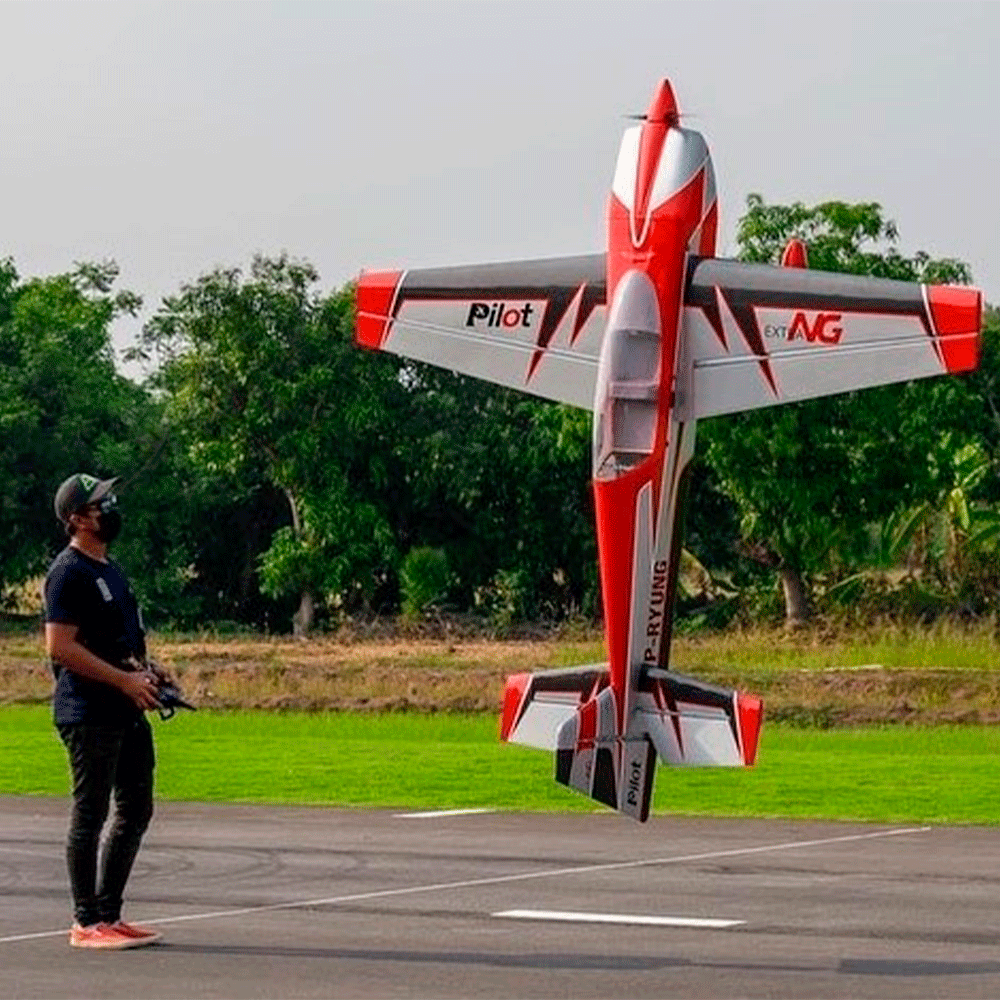 AVIAO PILOT RC EXTRA NG 90" (2.29M) 04 GRAY/RED