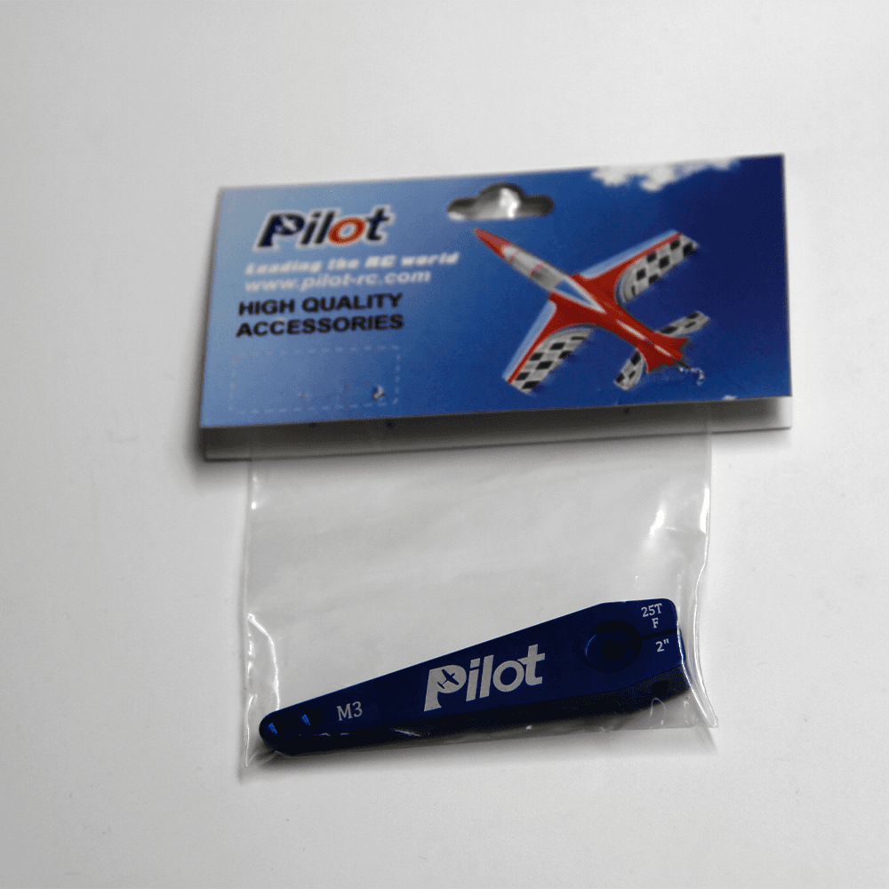PILOT ACC SINGLE SERVO ARM FOR FUTABA 2"