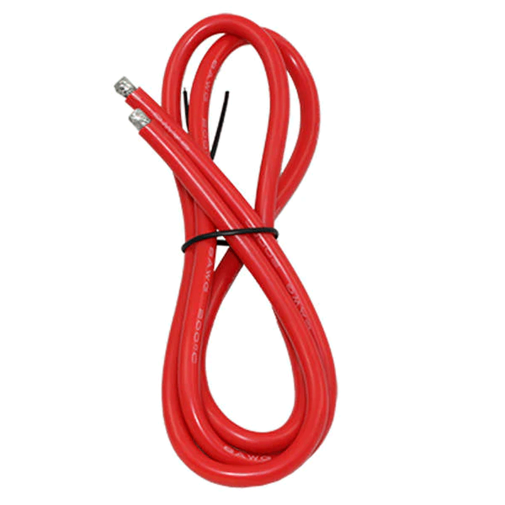 PRC SILICONE WIRE 8 AWG 36" RED SW-08R