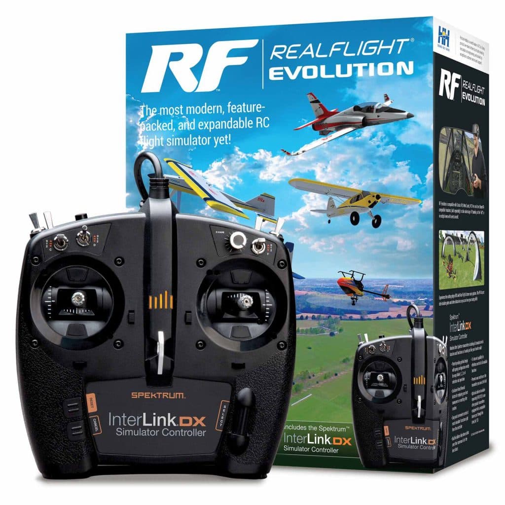 SIMULADOR REALFLIGHT EVOLUTION RC con Control SPEKTRUM DX RFL2000