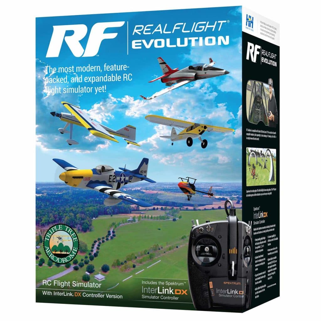 SIMULADOR REALFLIGHT EVOLUTION RC con Control SPEKTRUM DX RFL2000