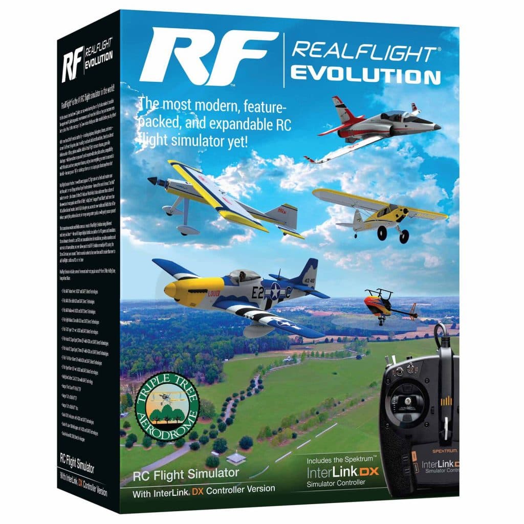 SIMULADOR REALFLIGHT EVOLUTION RC con Control SPEKTRUM DX RFL2000
