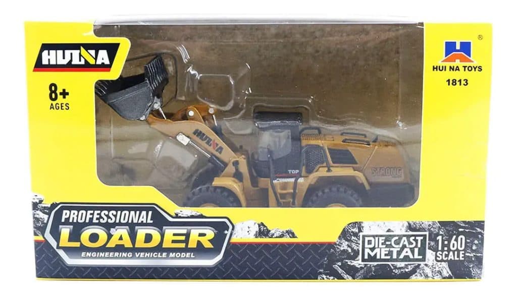 HUINA MINIATURA 1/60 METAL LOADER CARREGADORA 1813