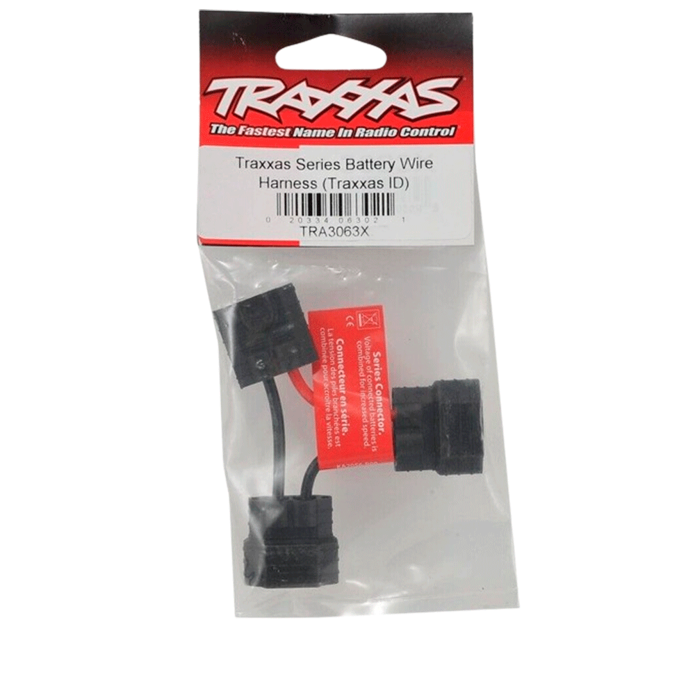 TRAXXAS ACC SERIES BATTERY WIRE HARNESS (ID) CONECTOR NIMH 3063X