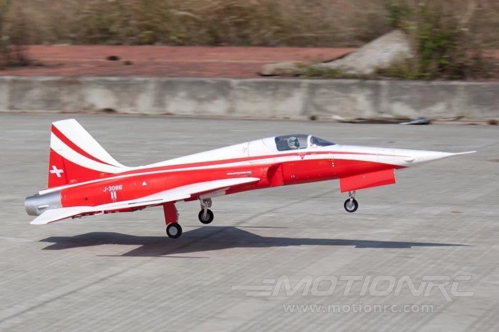 AVIAO FW F-5 TIGER II RED/WHITE 80MM EDF JET (F5E) FJ20825P