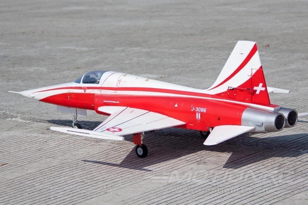 AVIAO FW F-5 TIGER II RED/WHITE 80MM EDF JET (F5E) FJ20825P