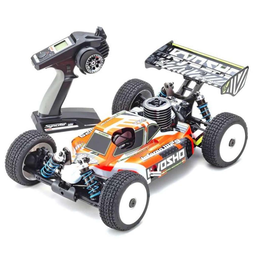 CARRO KYOSHO 1/8 INFERNO MP9 TKI4 V2 .21 RTR 4WD BUGGY 33021