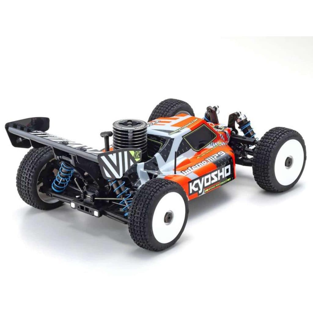 CARRO KYOSHO 1/8 INFERNO MP9 TKI4 V2 .21 RTR 4WD BUGGY 33021