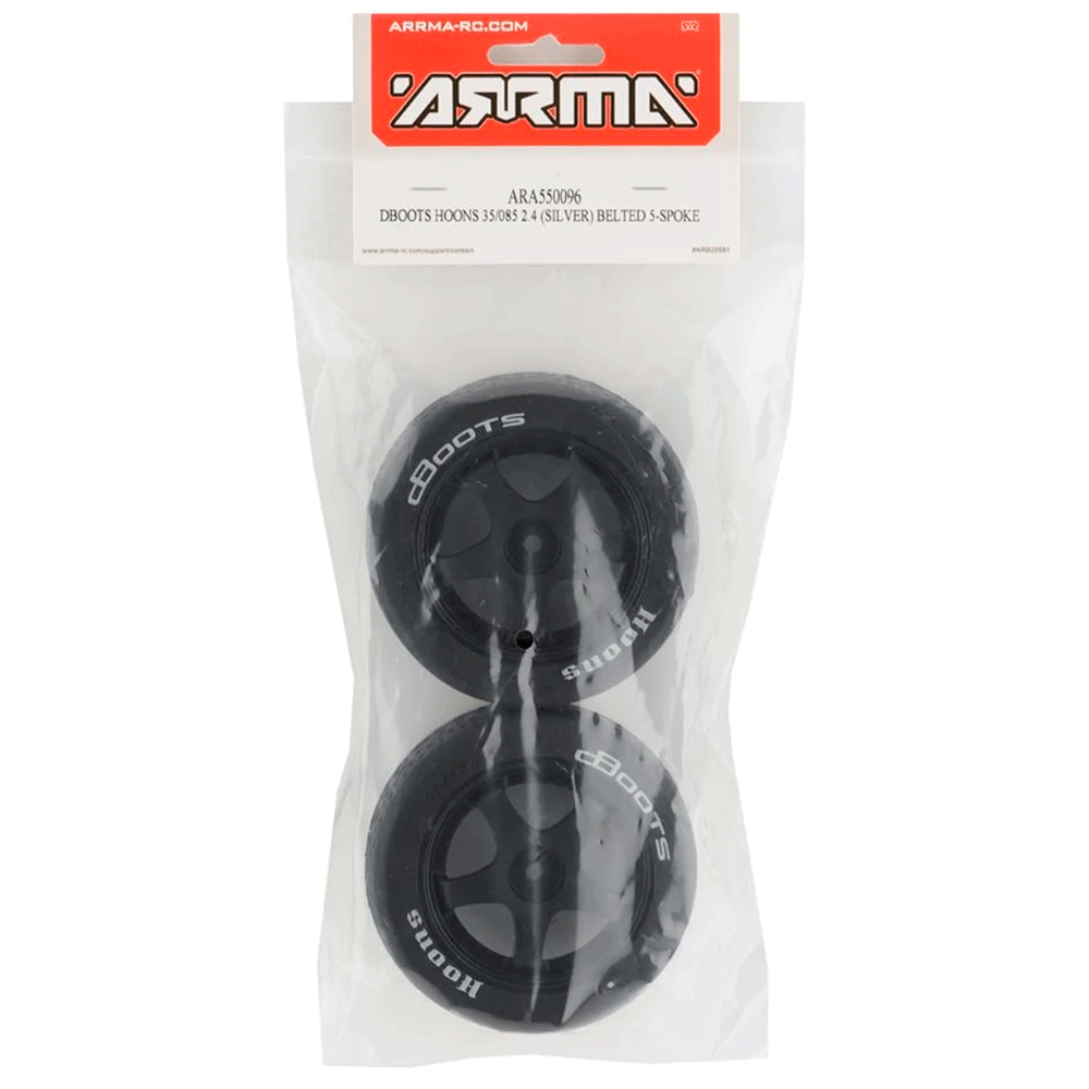 RODA ARRMA DBOOTS HOONS 35/085 2.4 BELTED 5-SPOKE SILVER ARA550096