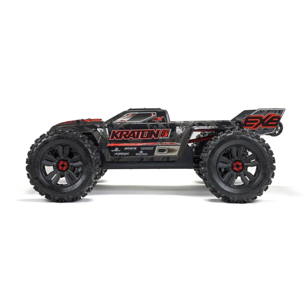 CARRO ARRMA 1/5 KRATON 8S 4WD BLX EXB MONSTER BLACK ARA5808V2T1