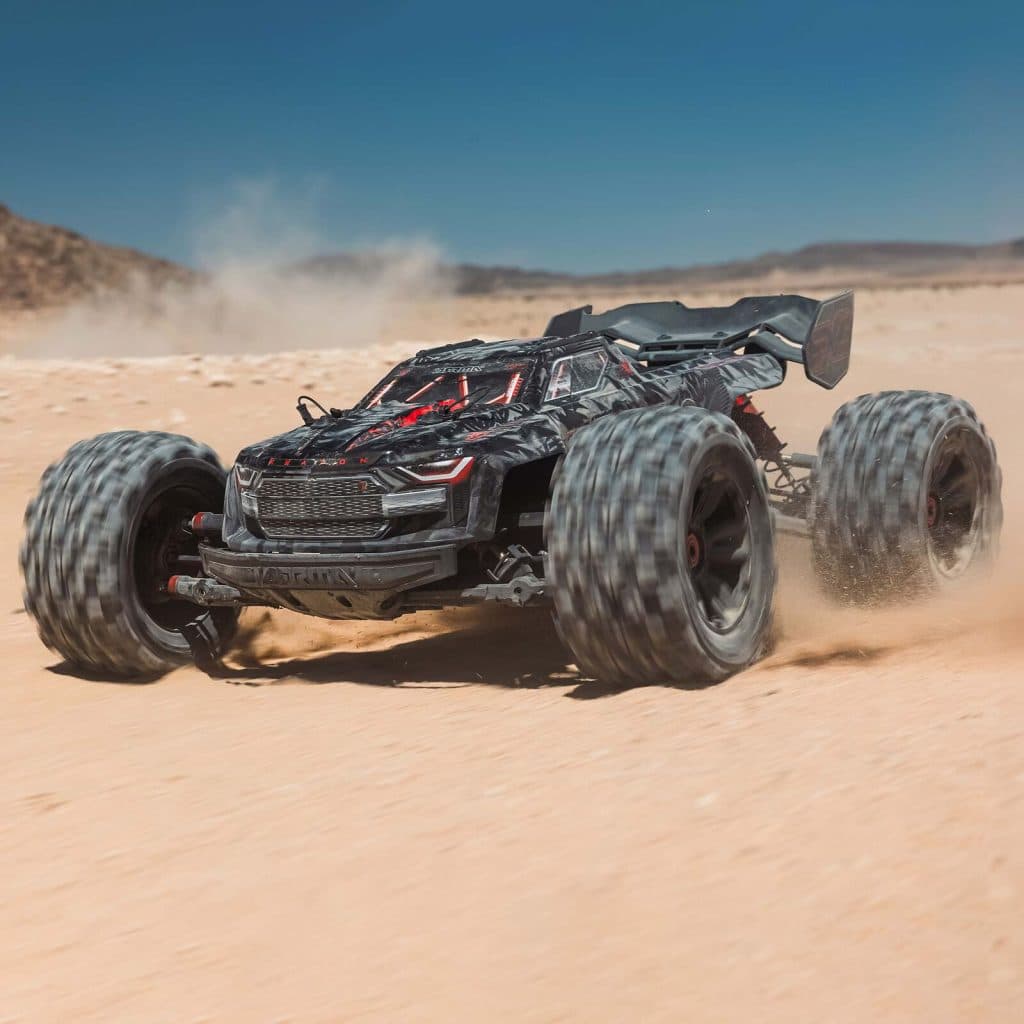 CARRO ARRMA 1/5 KRATON 8S 4WD BLX EXB MONSTER BLACK ARA5808V2T1