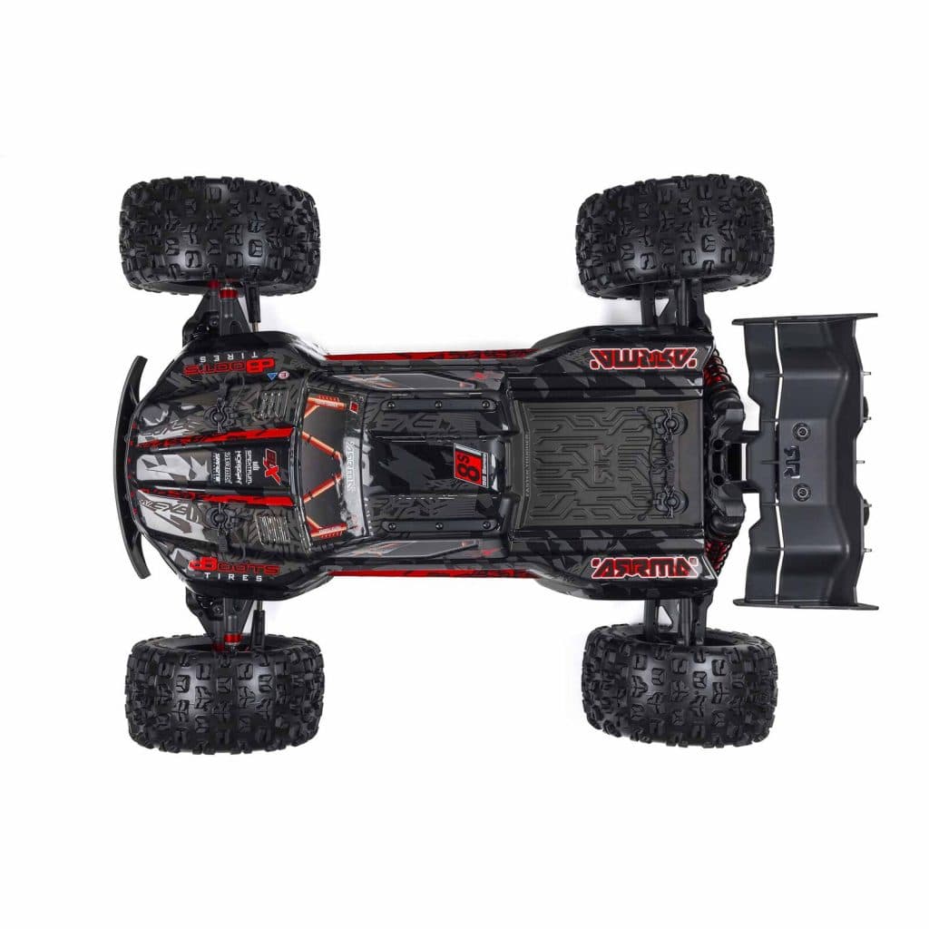 CARRO ARRMA 1/5 KRATON 8S 4WD BLX EXB MONSTER BLACK ARA5808V2T1