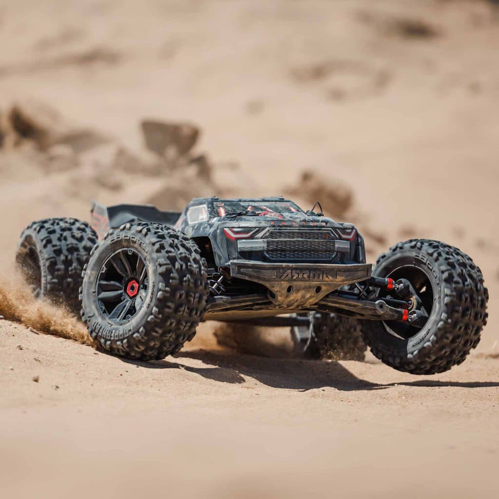 CARRO ARRMA 1/5 KRATON 8S 4WD BLX EXB MONSTER BLACK ARA5808V2T1