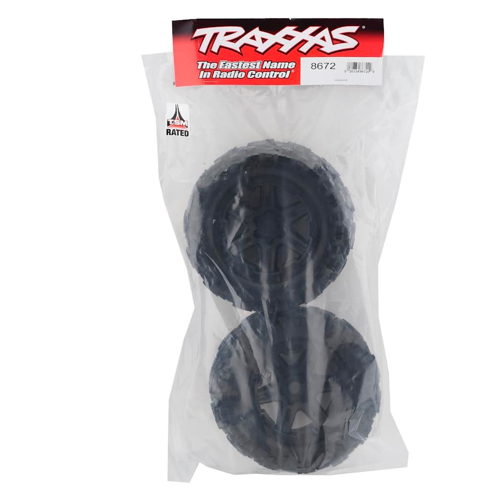 RODA TRAXXAS TALON EXT 3.8" 17MM PAR (SLEDGE,E-REVO VXL) 8672
