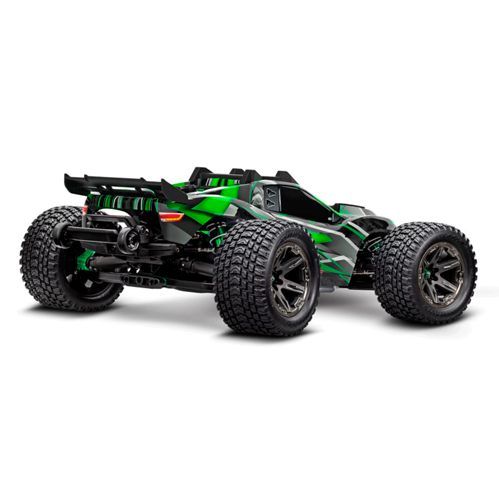 CARRO TRAXXAS 1/10 RUSTLER 4WD ULTIMATE BLX TQI GREEN 67097-4