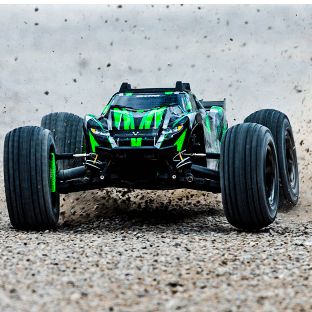 CARRO TRAXXAS 1/10 RUSTLER 4WD ULTIMATE BLX TQI GREEN 67097-4
