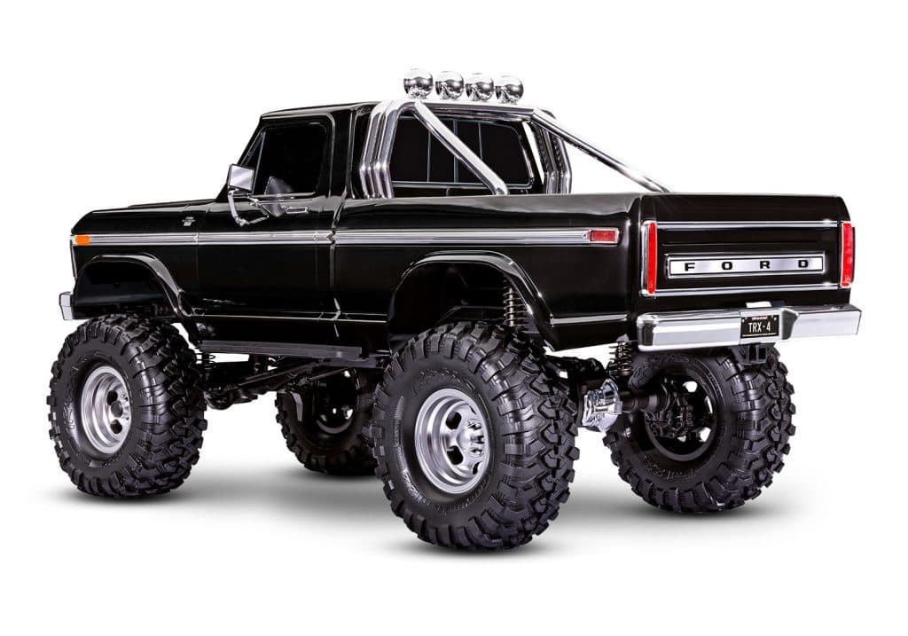 CARRO TRAXXAS 1/10 TRX-4 FORD 79 F-150 RANGER XLT TQI BLACK