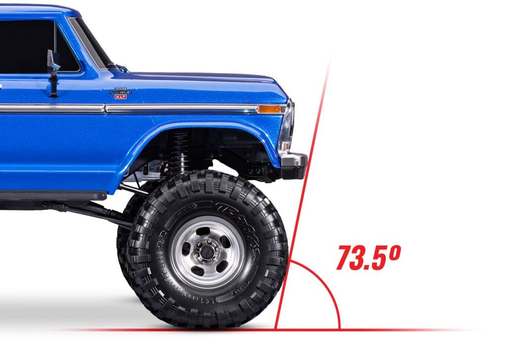 CARRO TRAXXAS 1/10 TRX-4 FORD 79 F-150 RANGER XLT TQI BLUE 92046-4