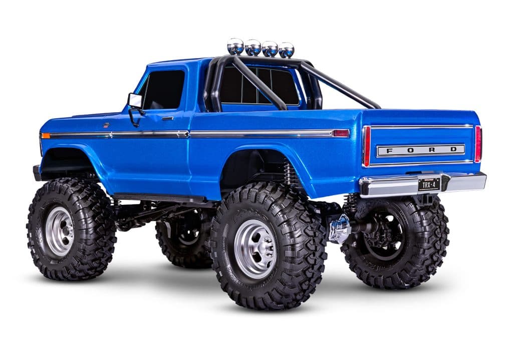 CARRO TRAXXAS 1/10 TRX-4 FORD 79 F-150 RANGER XLT TQI BLUE 92046-4