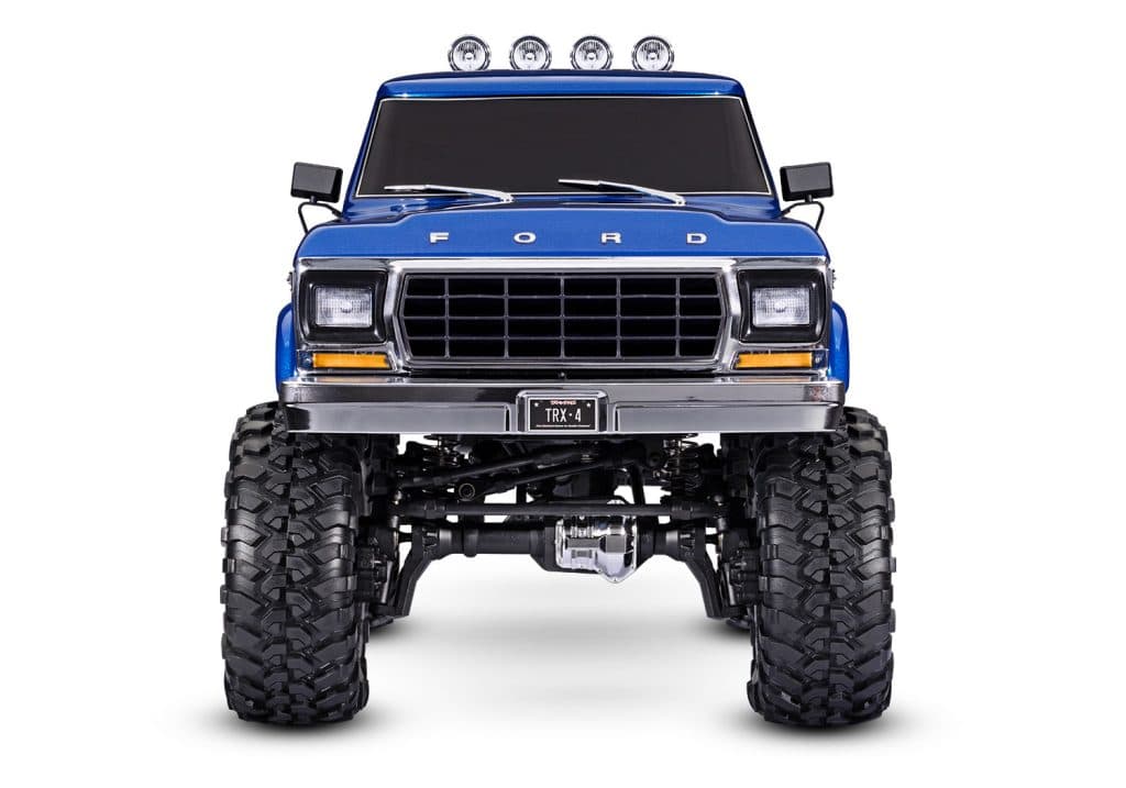 CARRO TRAXXAS 1/10 TRX-4 FORD 79 F-150 RANGER XLT TQI BLUE 92046-4