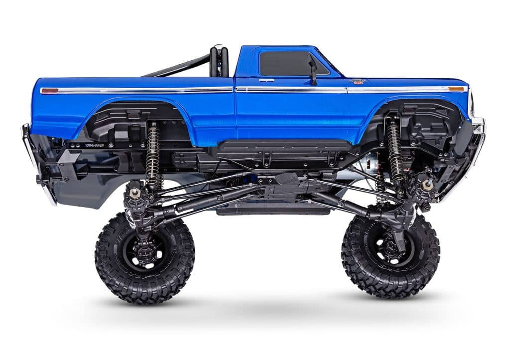 CARRO TRAXXAS 1/10 TRX-4 FORD 79 F-150 RANGER XLT TQI BLUE 92046-4