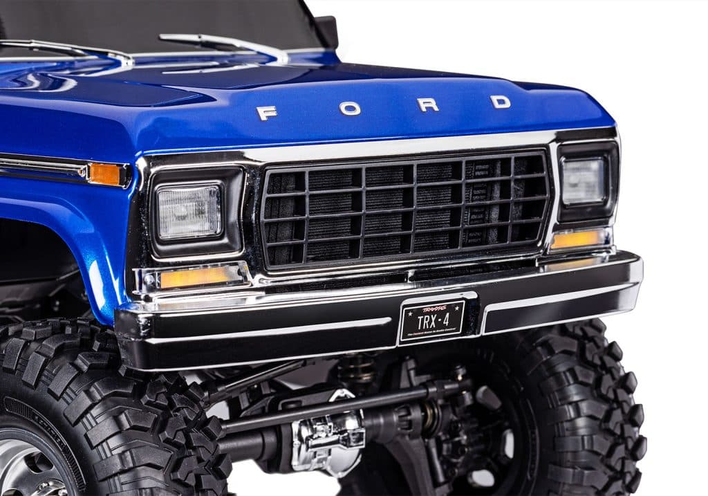 CARRO TRAXXAS 1/10 TRX-4 FORD 79 F-150 RANGER XLT TQI BLUE 92046-4