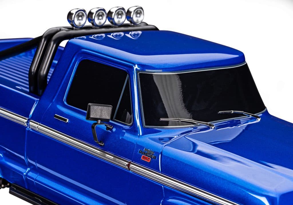 CARRO TRAXXAS 1/10 TRX-4 FORD 79 F-150 RANGER XLT TQI BLUE 92046-4