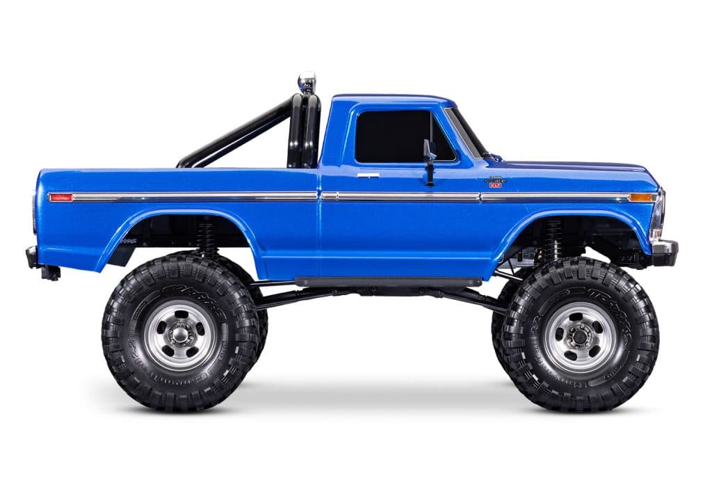 CARRO TRAXXAS 1/10 TRX-4 FORD 79 F-150 RANGER XLT TQI BLUE 92046-4