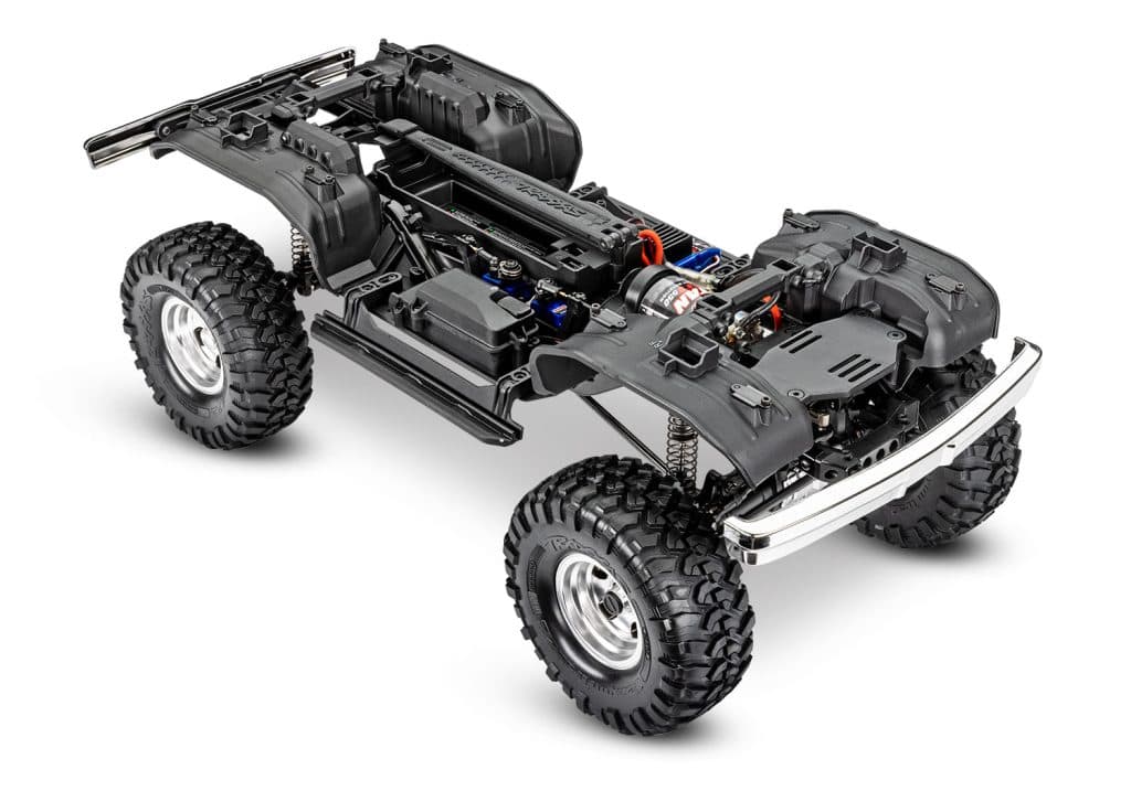 CARRO TRAXXAS 1/10 TRX-4 FORD 79 F-150 RANGER XLT TQI BROWN