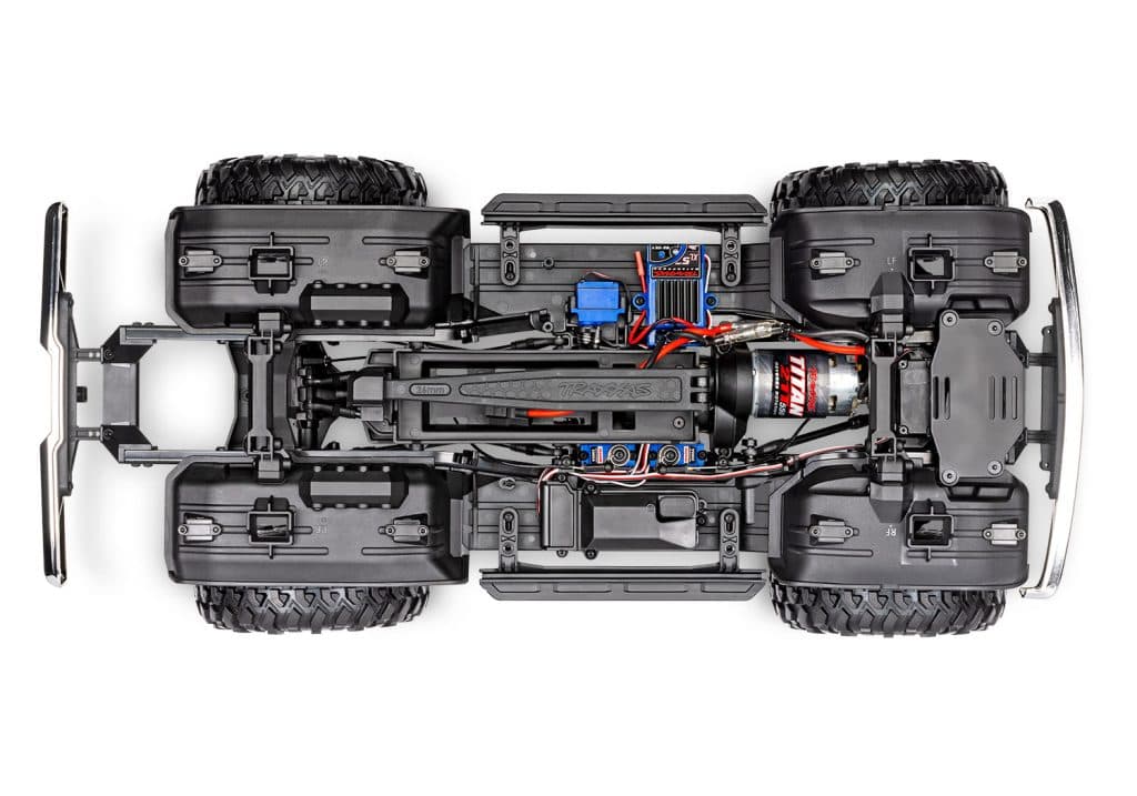CARRO TRAXXAS 1/10 TRX-4 FORD 79 F-150 RANGER XLT TQI BROWN