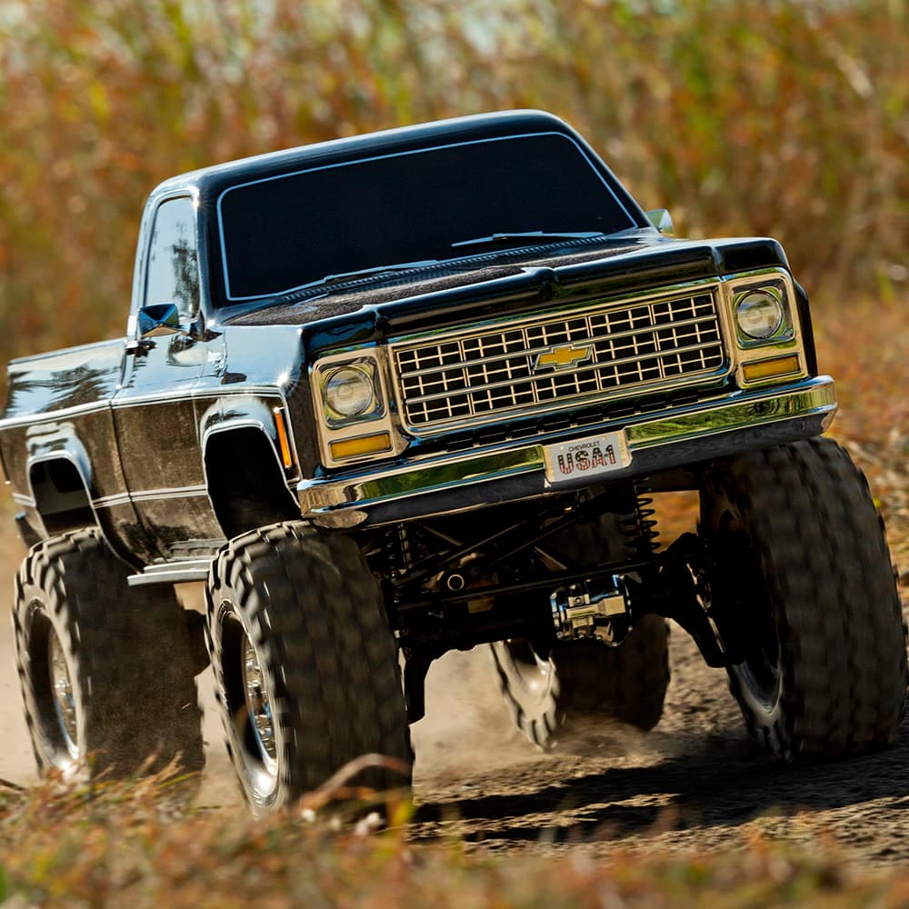 CARRO TRAXXAS 1/10 TRX-4 CHEYENNE 79 K10 CRAWLER TQI BLACK 92056-4