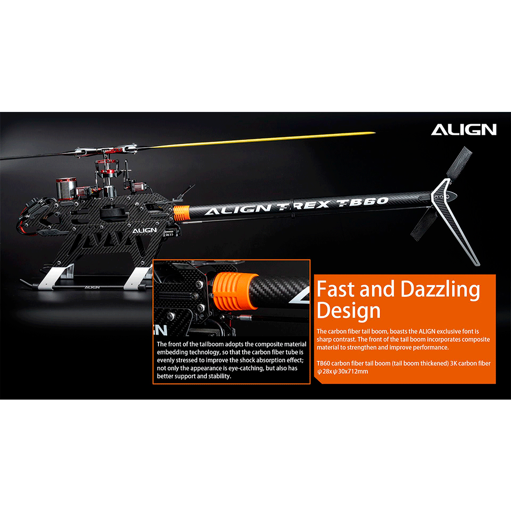 HELICOPTERO ALIGN TB60 12S COMBO ELECTRIC RH60E21XT