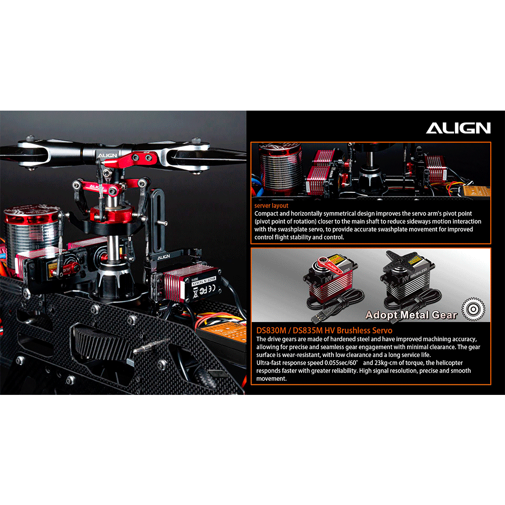 HELICOPTERO ALIGN TB60 12S COMBO ELECTRIC RH60E21XT
