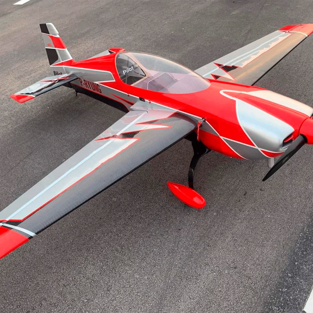 AVIAO PILOT RC EXTRA NG 115" (2.92M) 04 GRAY/RED