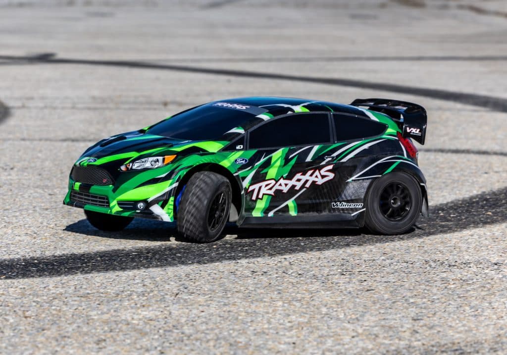 CARRO TRAXXAS 1/10 FORD FIESTA ST VXL RALLY BLX 4WD TQI Verde