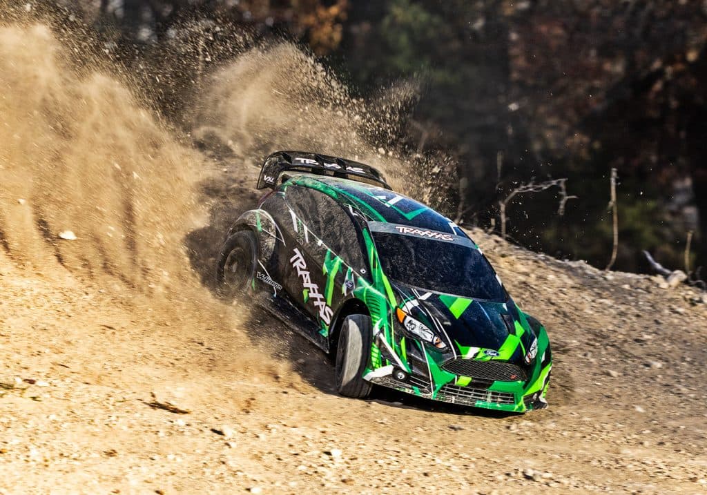 CARRO TRAXXAS 1/10 FORD FIESTA ST VXL RALLY BLX 4WD TQI Verde