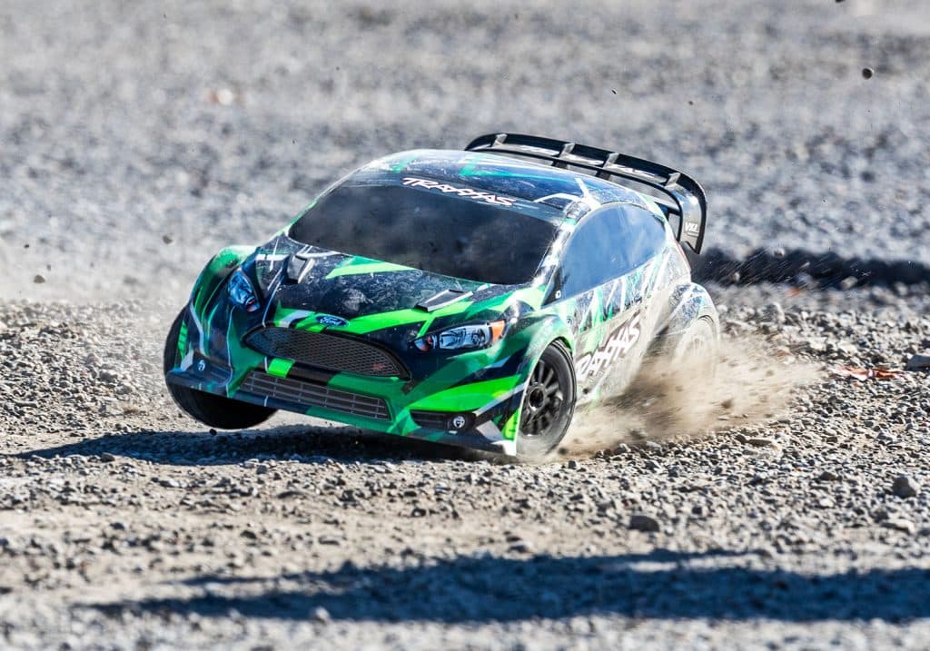 CARRO TRAXXAS 1/10 FORD FIESTA ST VXL RALLY BLX 4WD TQI Verde