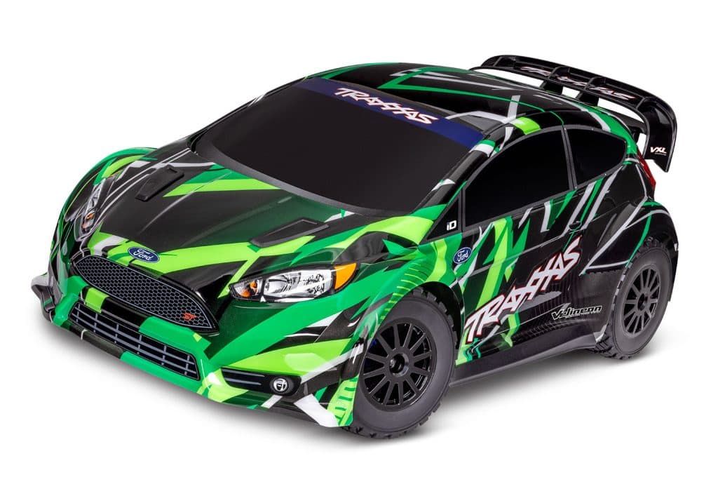 CARRO TRAXXAS 1/10 FORD FIESTA ST VXL RALLY BLX 4WD TQI Verde