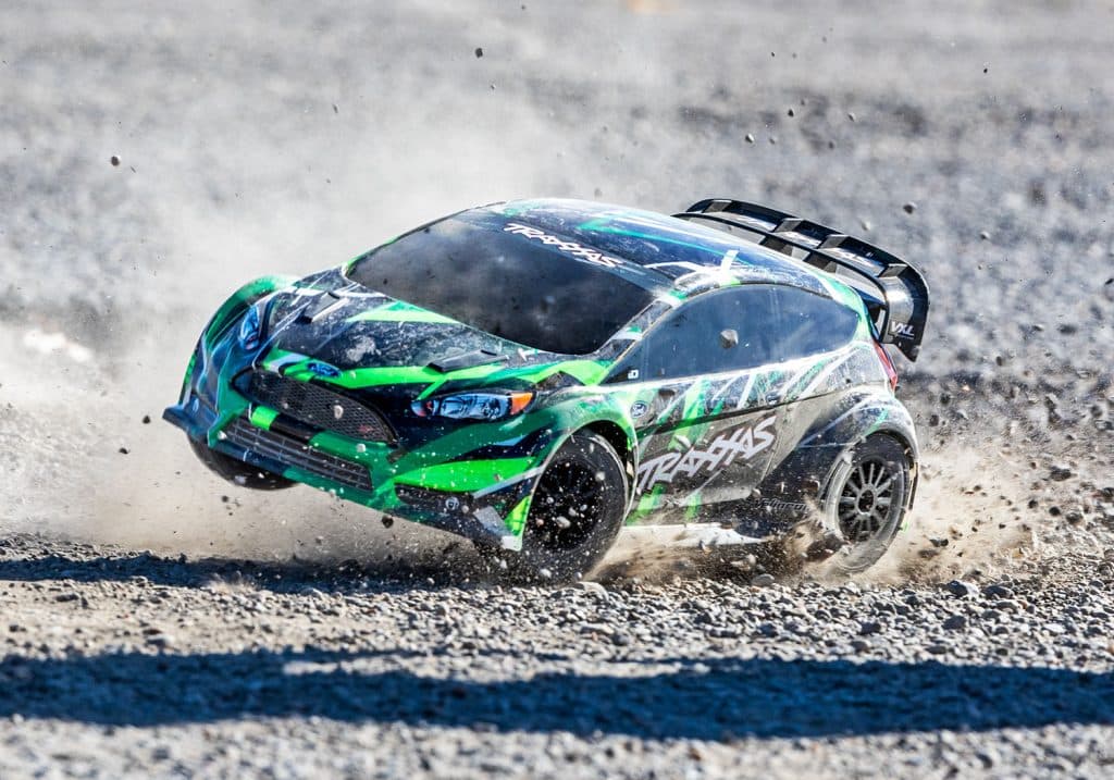 CARRO TRAXXAS 1/10 FORD FIESTA ST VXL RALLY BLX 4WD TQI Verde