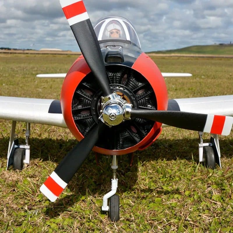 AVIAO FMS T-28D TROJAN V4 1400MM PNP RED FMS083PRD
