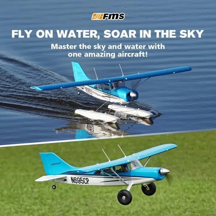 AVIAO FMS MAULE 1500MM PNP FLOATS FMS114PF