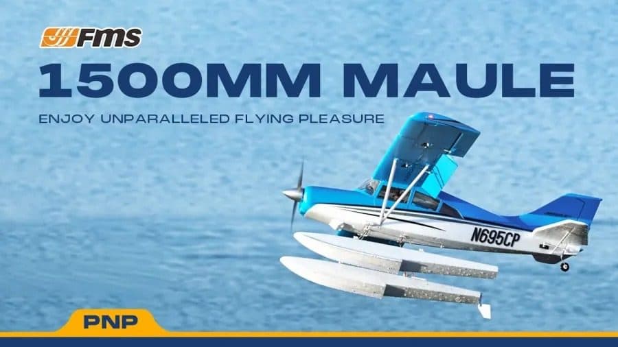 AVIAO FMS MAULE 1500MM PNP FLOATS FMS114PF